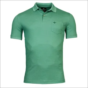 Baileys Leaf Green Cotton Blend Polo Top