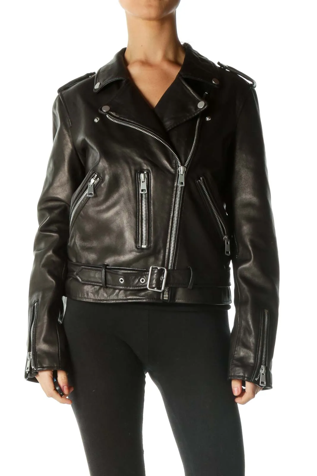 Black Genuine Leather Jacket