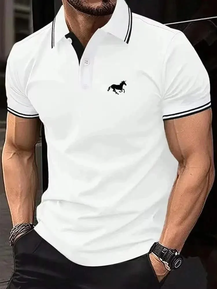 DINGSHITE Men's Luxe Summer Polo Shirt