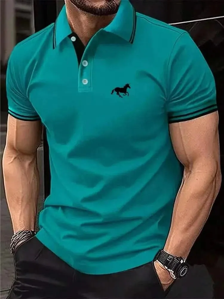 DINGSHITE Men's Luxe Summer Polo Shirt