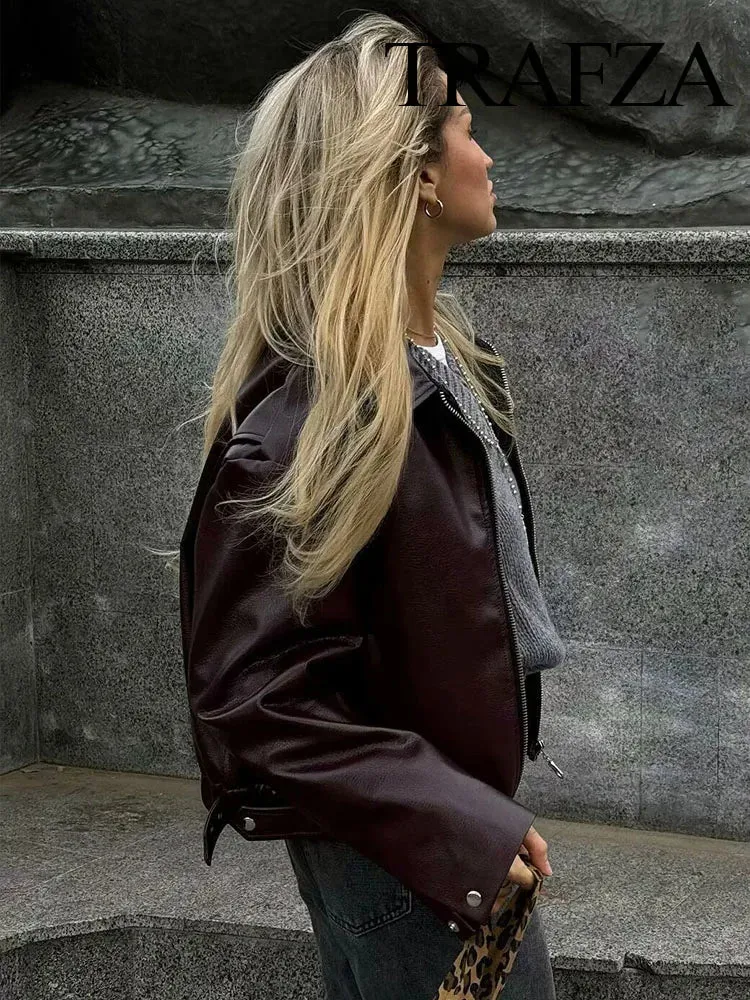 Downtown Faux Leather Jackets – Sleek & Polish Look