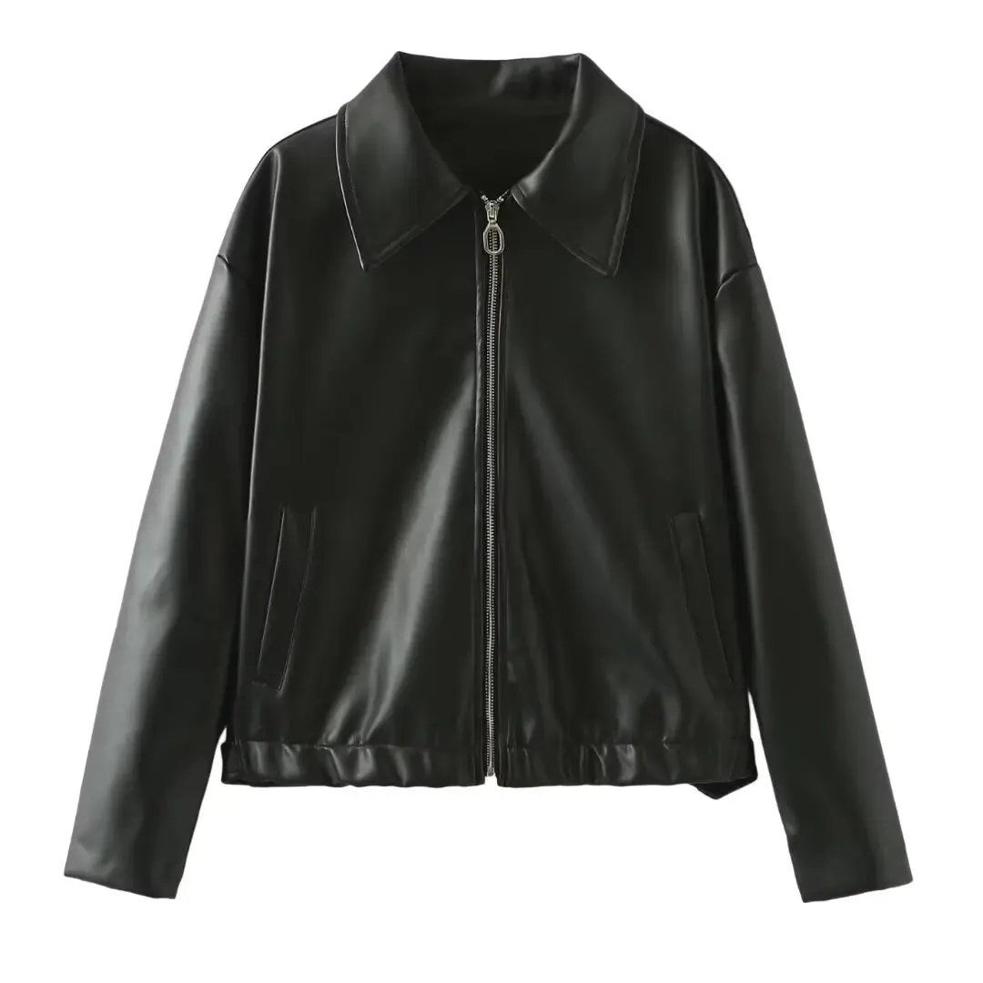 Downtown Faux Leather Jackets – Sleek & Polish Look