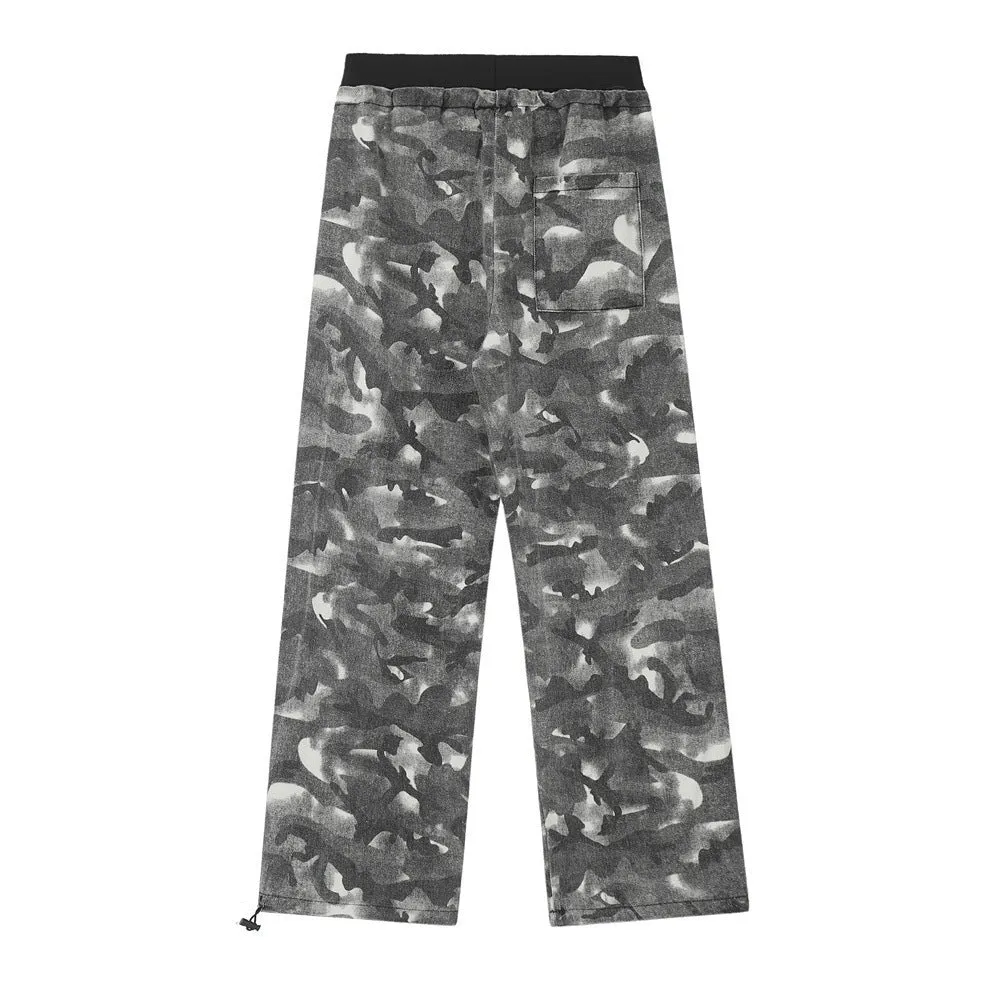 Fashion Work Clothes Camouflage Slacks Male