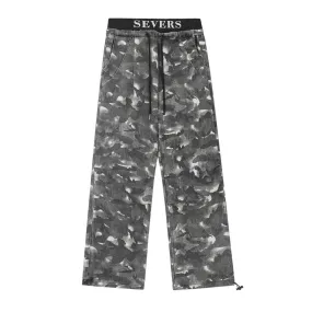 Fashion Work Clothes Camouflage Slacks Male