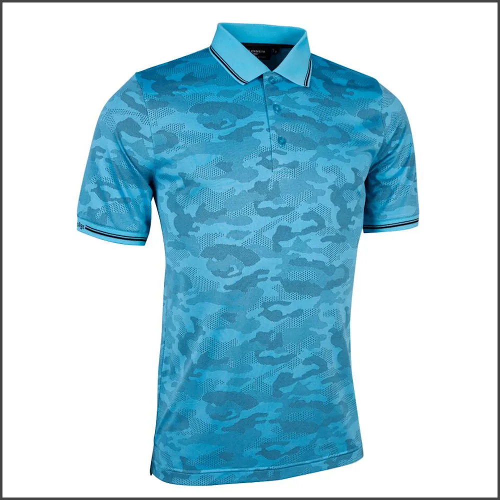 Glenmuir Brody Camo Performance Polo Shirt--