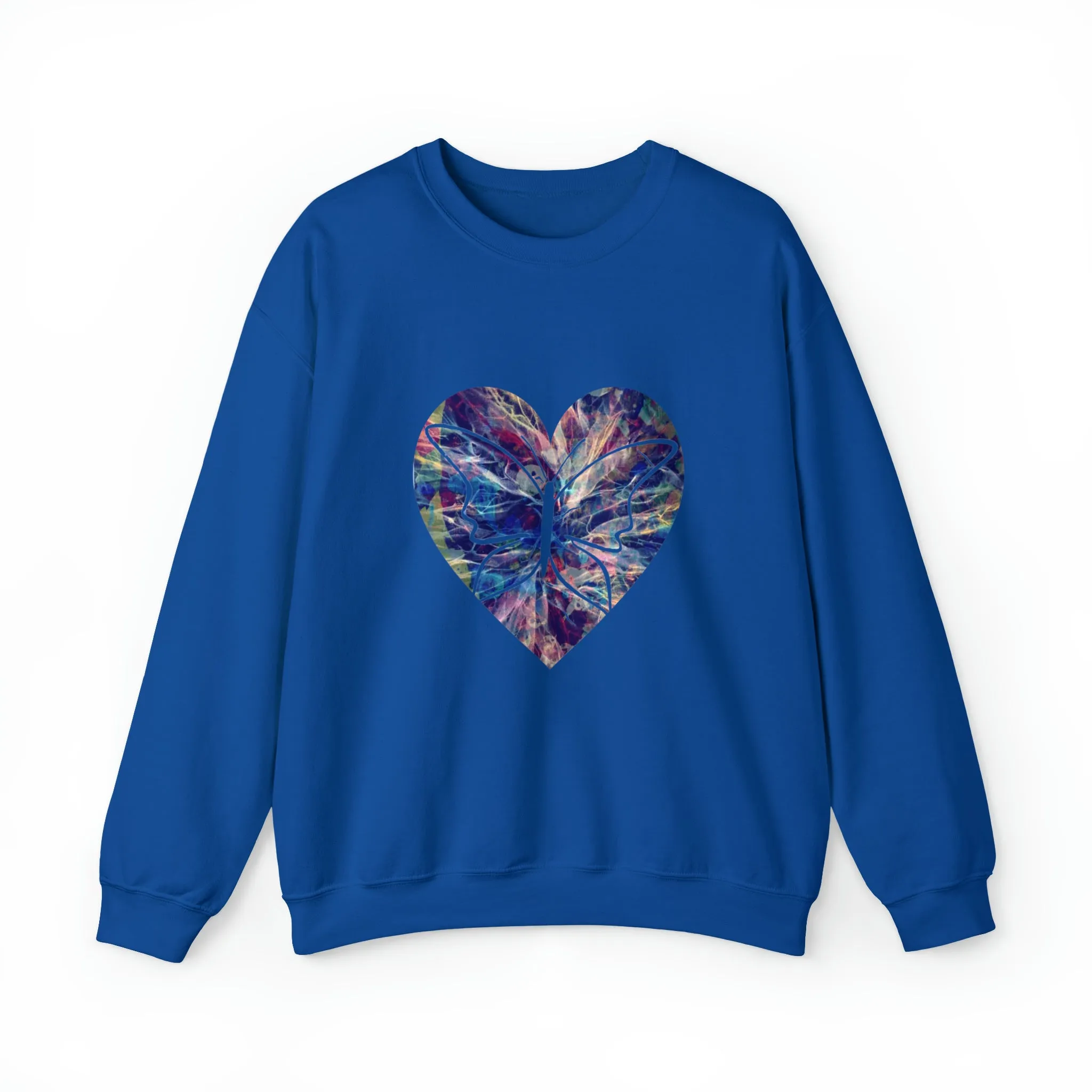 Heart butterfly Unisex Heavy Blend™ Crewneck Sweatshirt