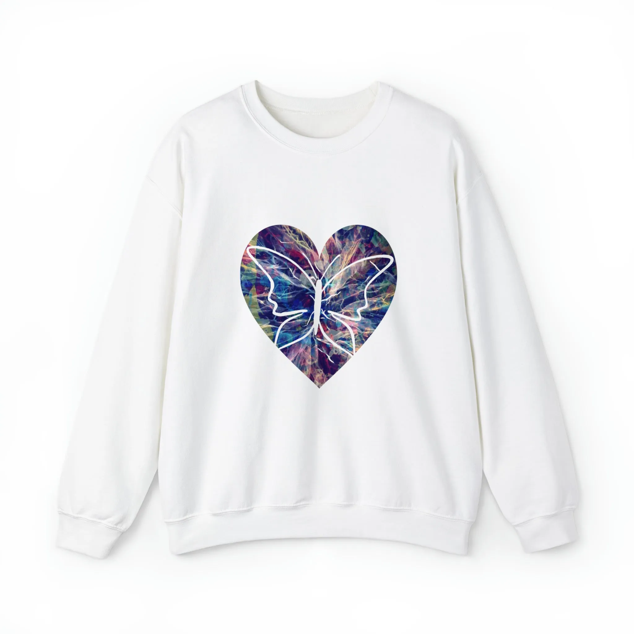 Heart butterfly Unisex Heavy Blend™ Crewneck Sweatshirt