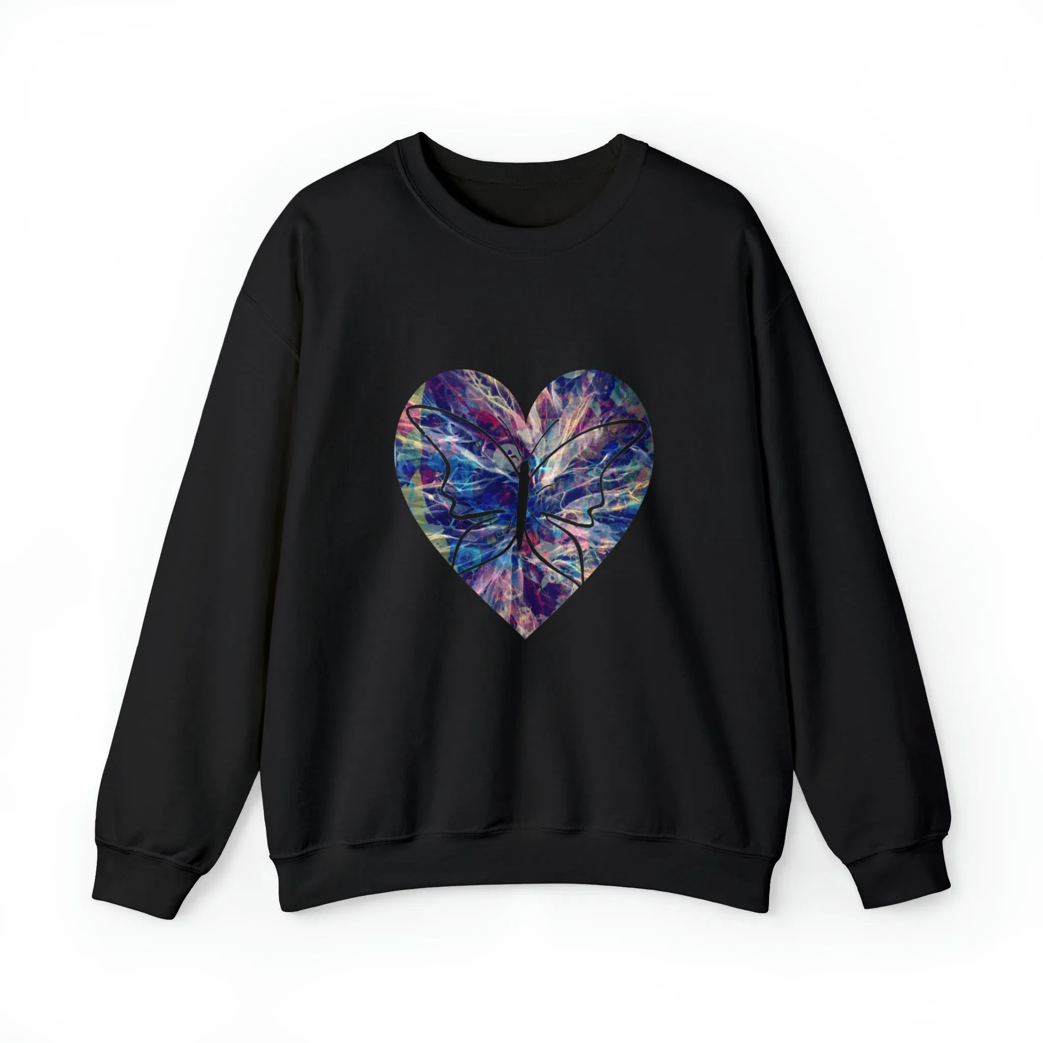 Heart butterfly Unisex Heavy Blend™ Crewneck Sweatshirt