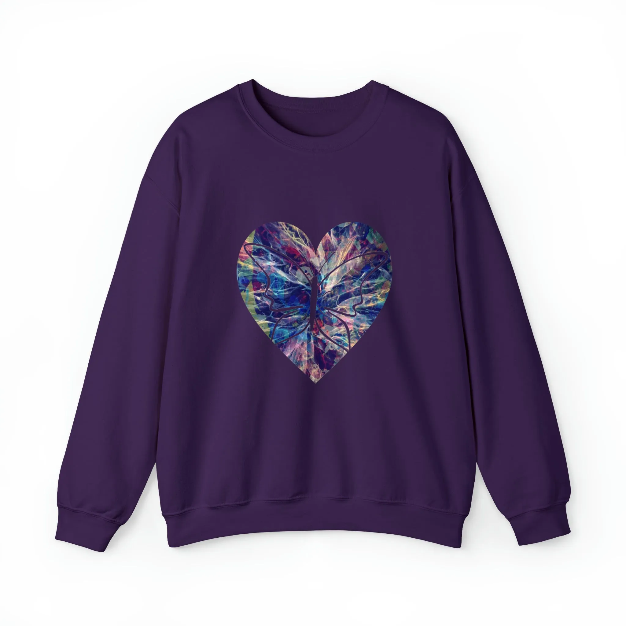 Heart butterfly Unisex Heavy Blend™ Crewneck Sweatshirt