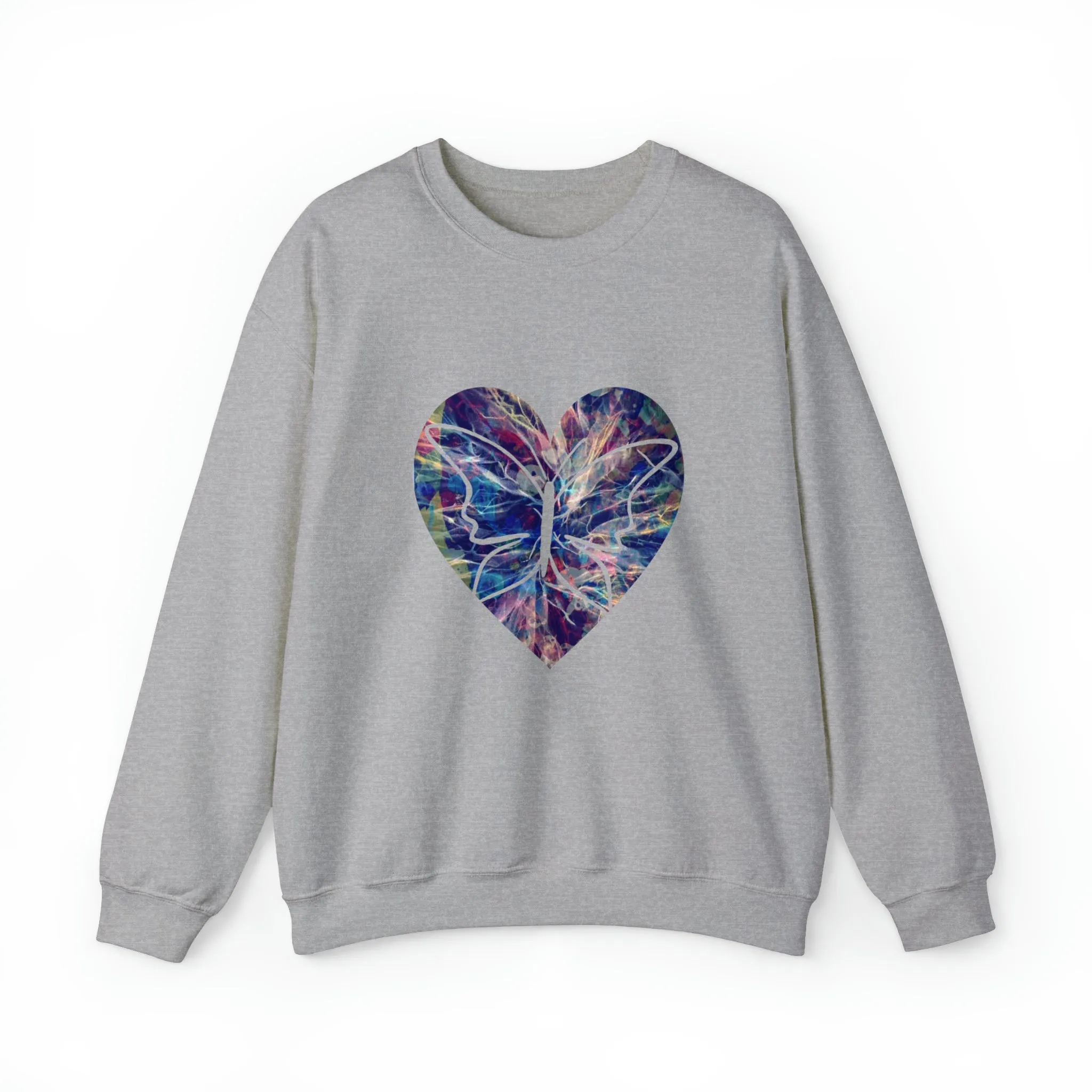 Heart butterfly Unisex Heavy Blend™ Crewneck Sweatshirt