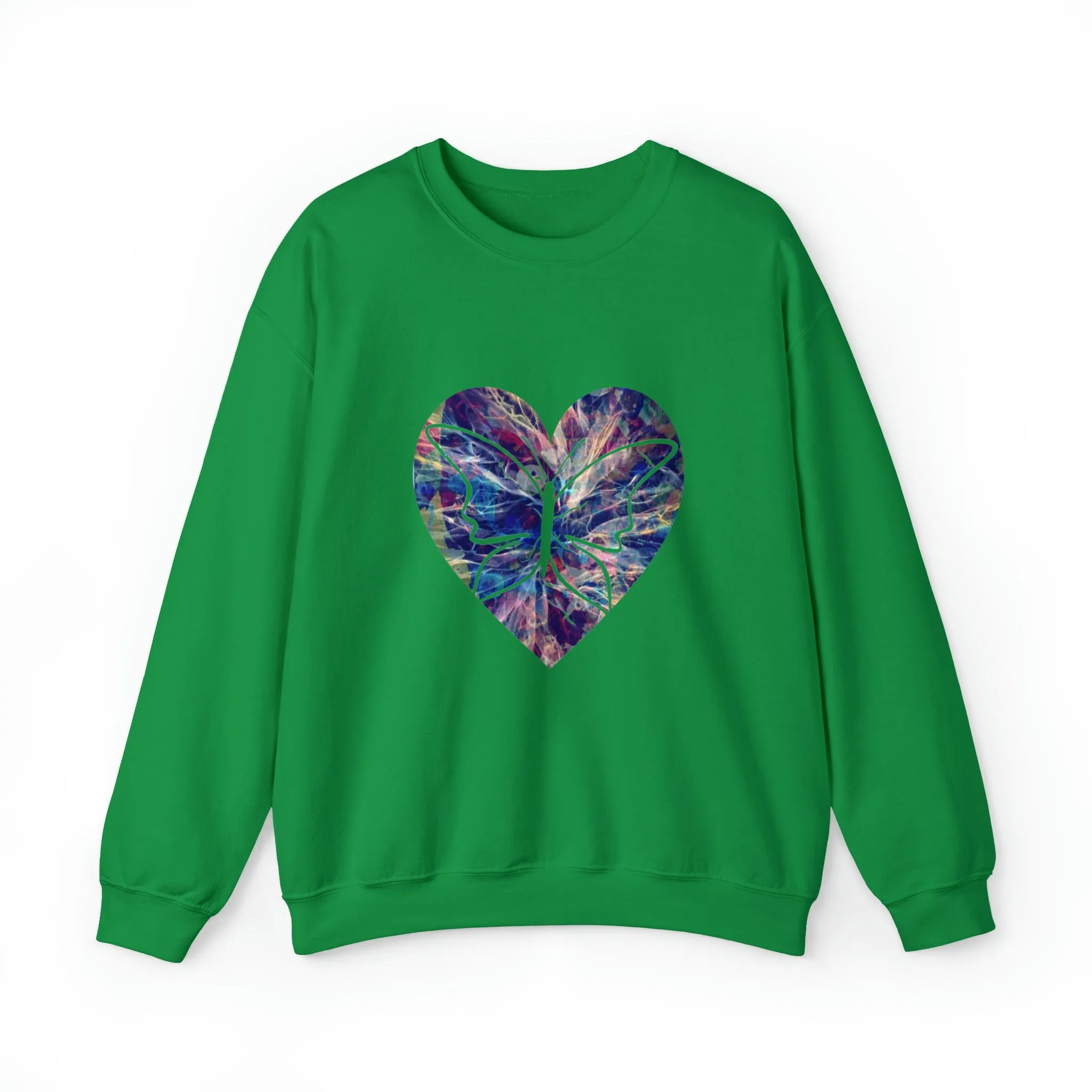 Heart butterfly Unisex Heavy Blend™ Crewneck Sweatshirt