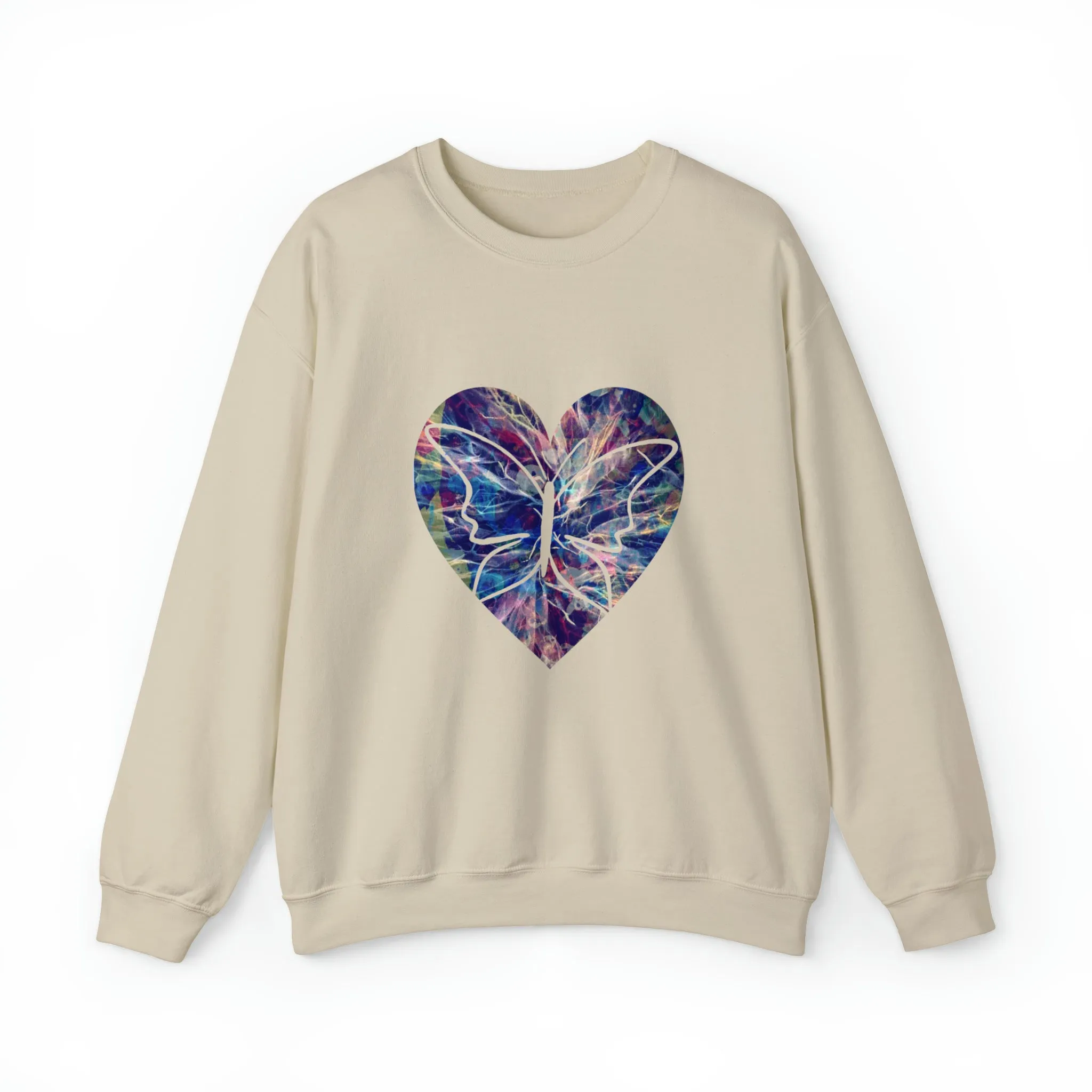 Heart butterfly Unisex Heavy Blend™ Crewneck Sweatshirt