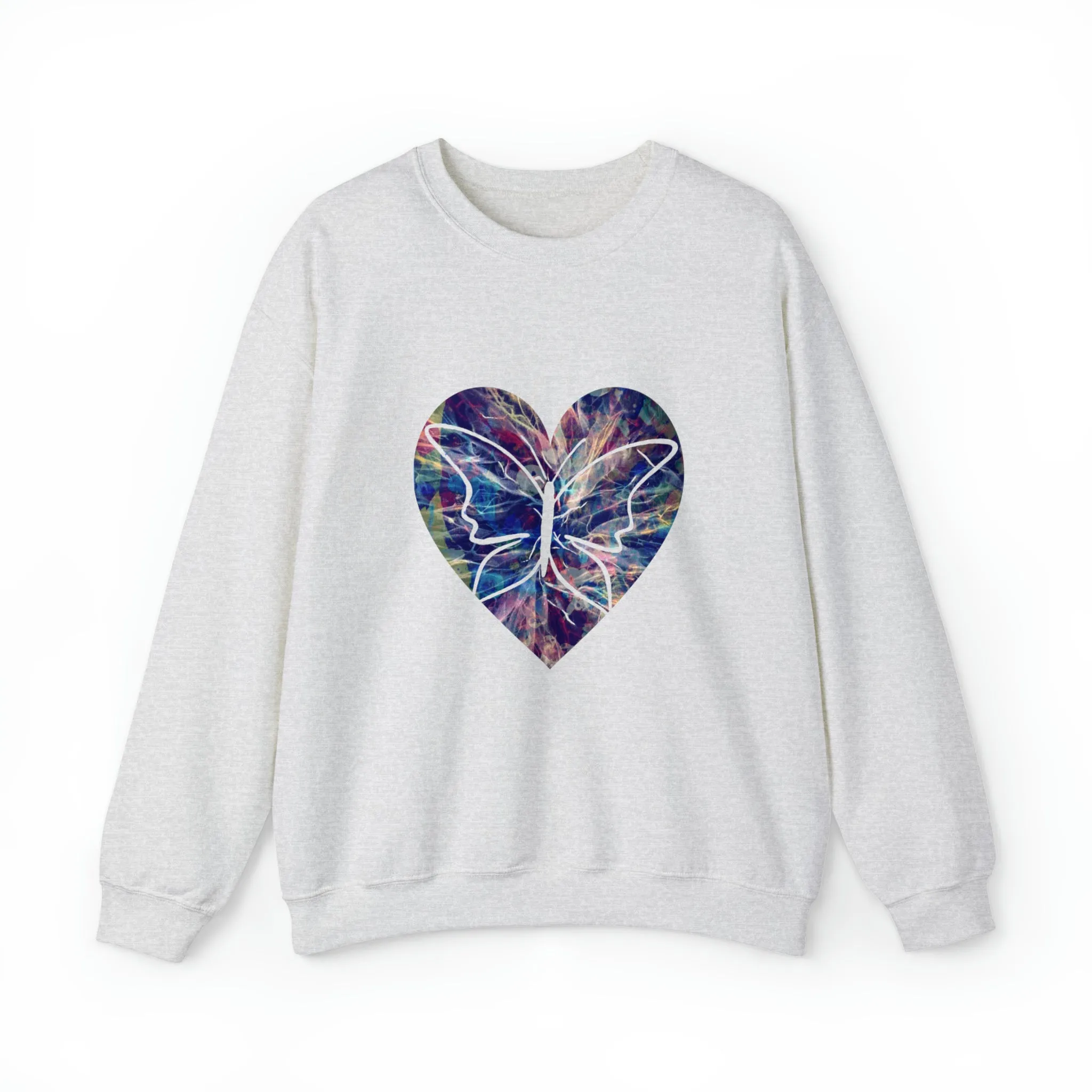 Heart butterfly Unisex Heavy Blend™ Crewneck Sweatshirt