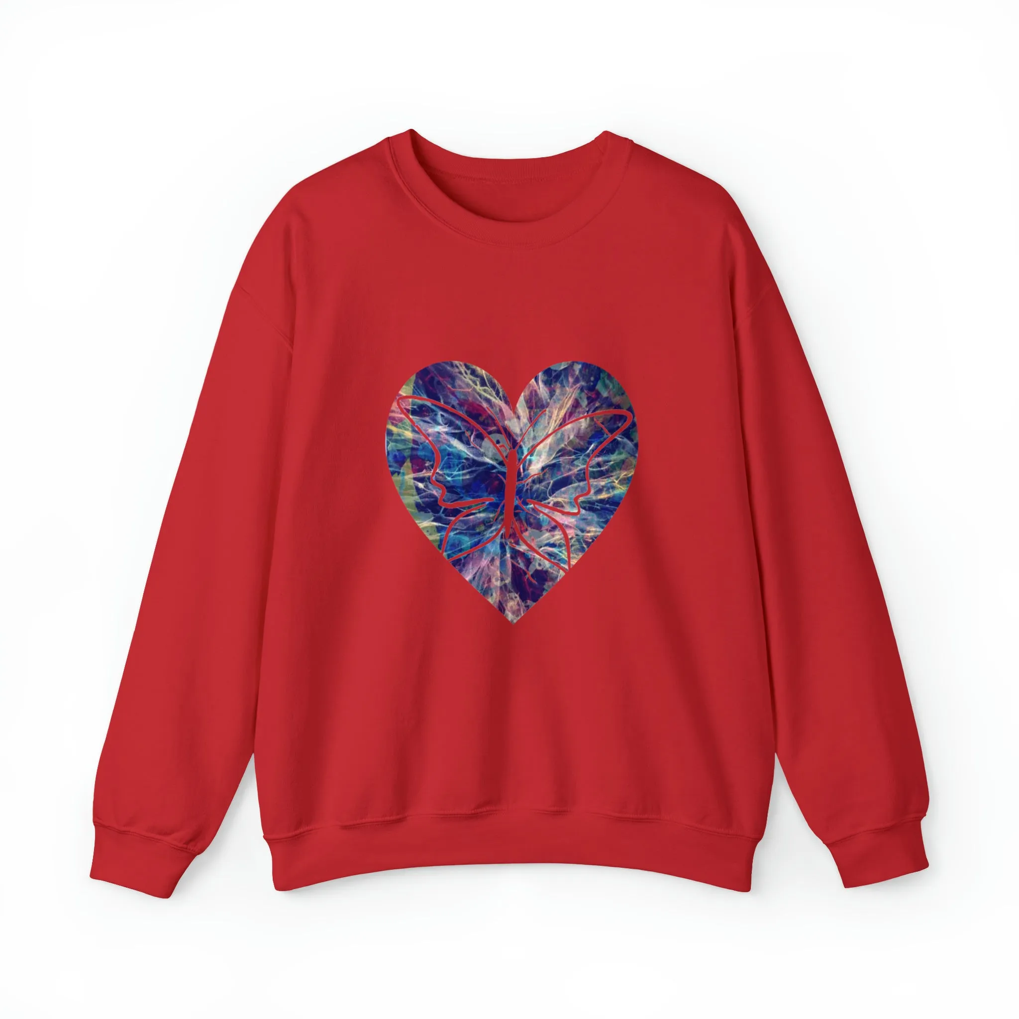 Heart butterfly Unisex Heavy Blend™ Crewneck Sweatshirt