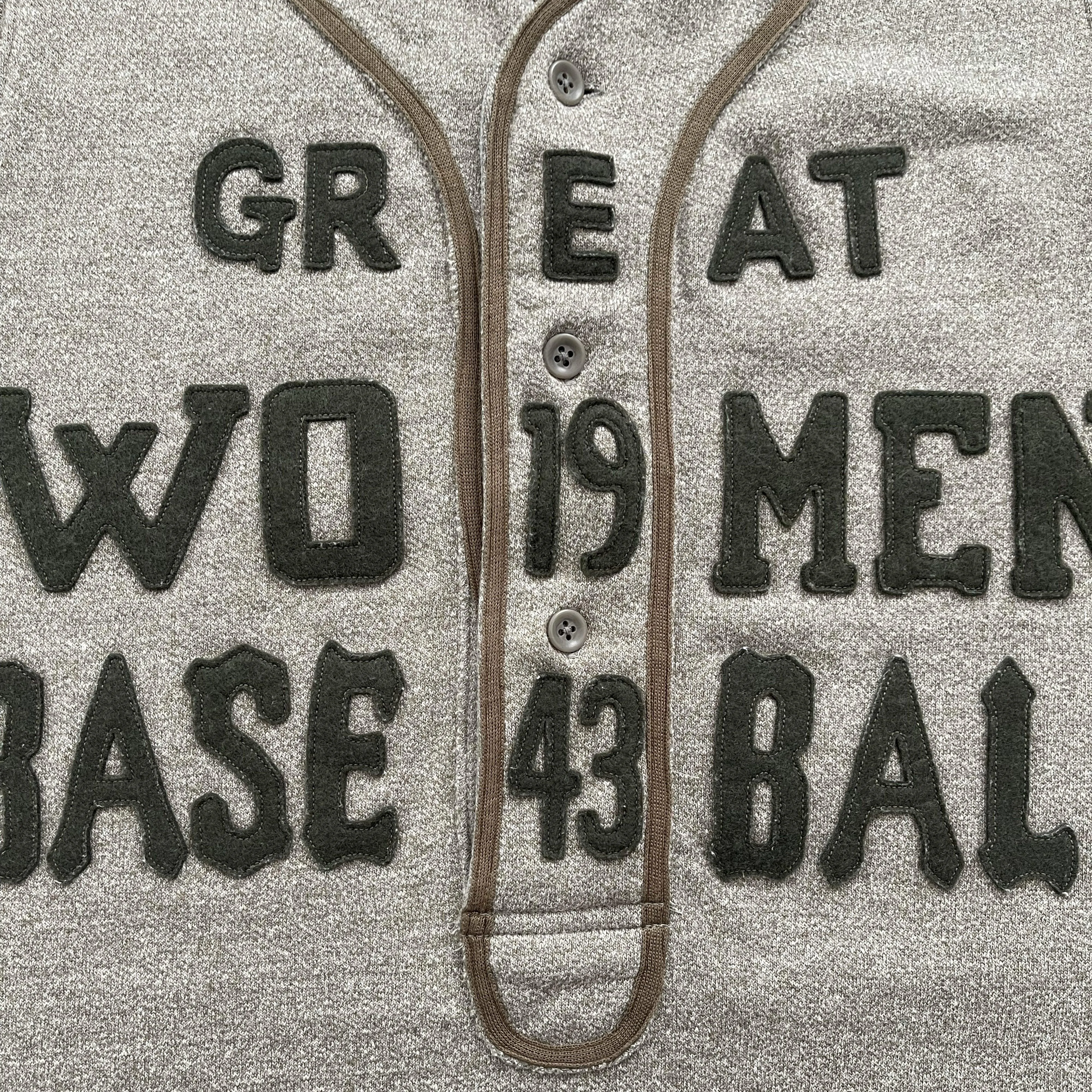 Kapital Great Women Baseball Henley Sweater Vest - XL