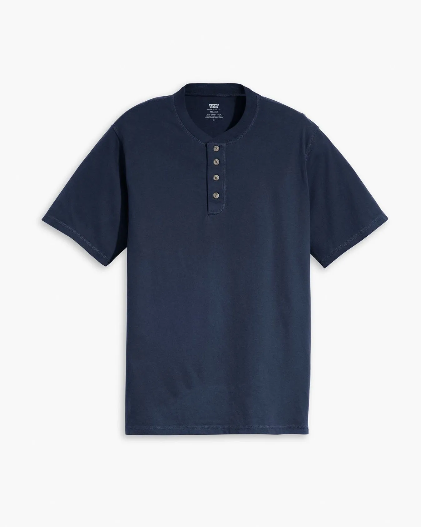 Levi's® S/S 4 Button Henley - Naval Academy