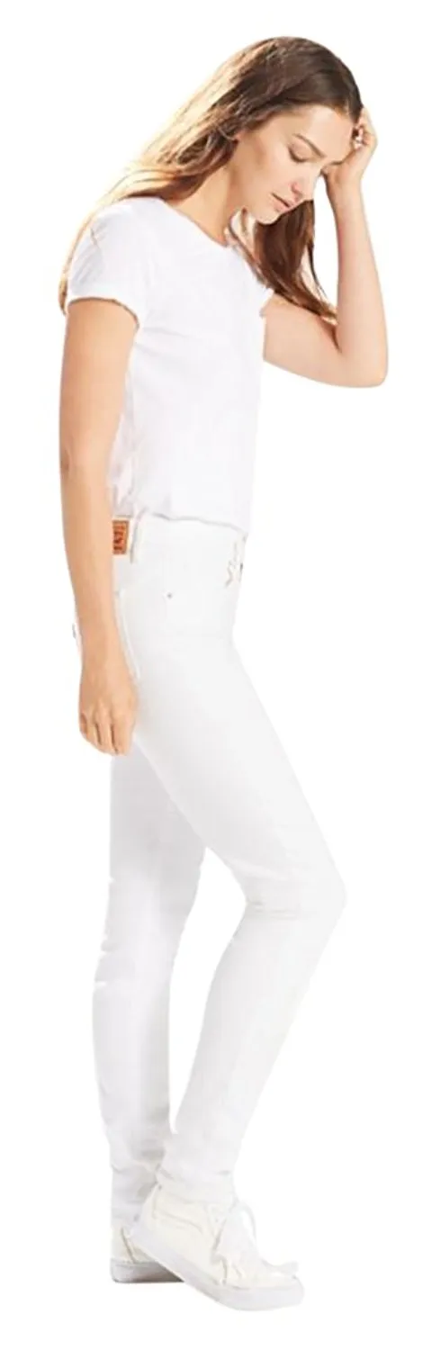 Levi's Women's Mid Rise Skinny Jean Soft White