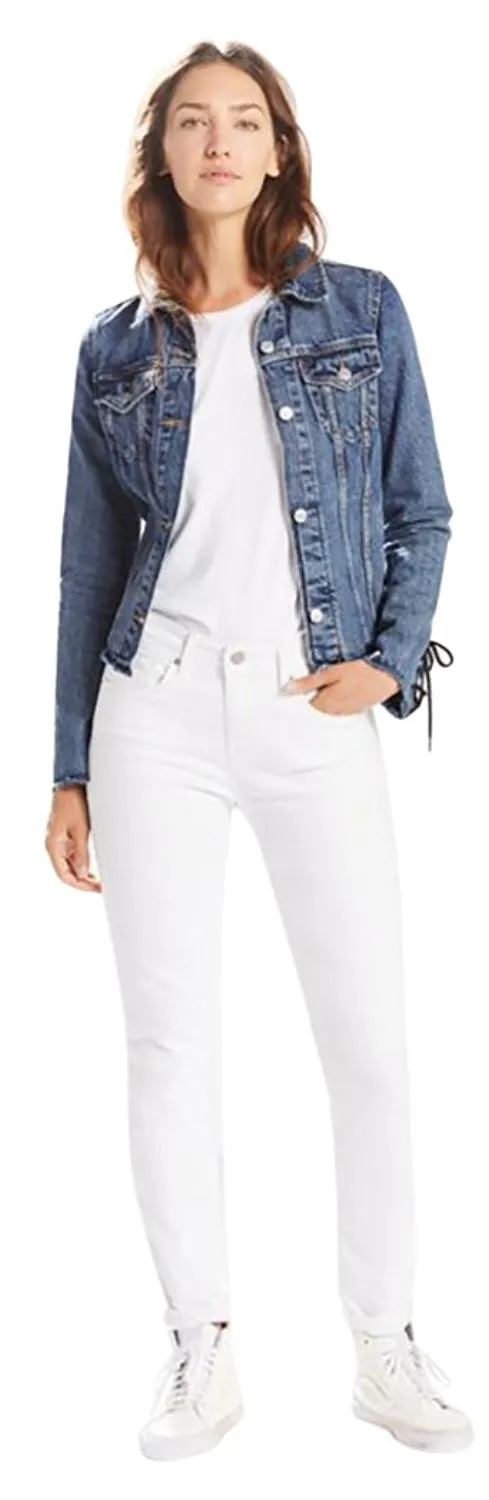 Levi's Women's Mid Rise Skinny Jean Soft White