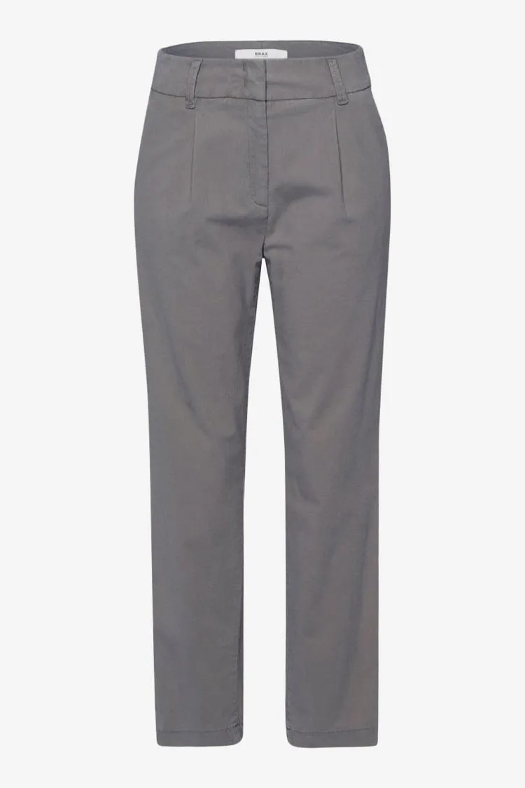 Maron Velvet Chinos in Dark Grey