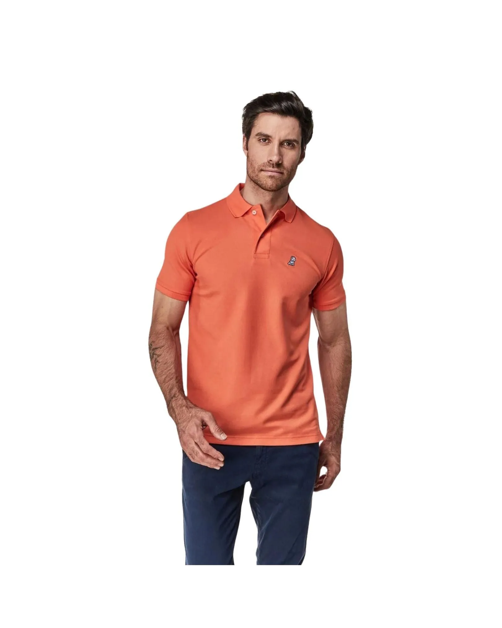 Men's Regular Fit Polo Shirt- Orangeade A11