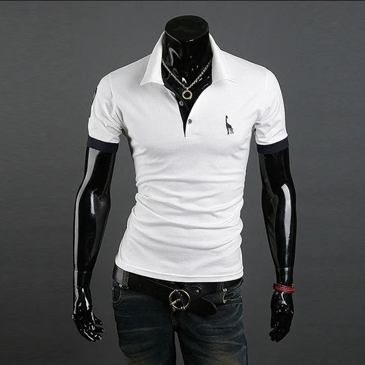 New Casual Men's Slim Fit Stylish Short Sleeve Shirts for man