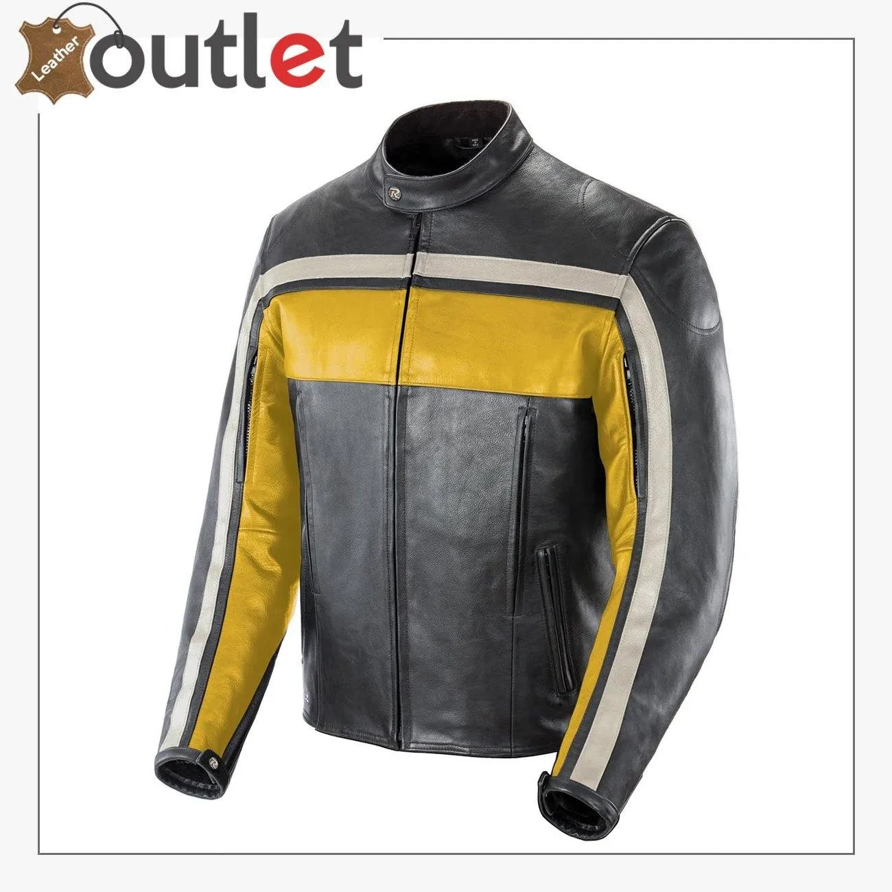 Old School Fashion Leather Jacket For Men