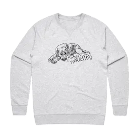 Our Golden Friend / Grey Crew Sweater