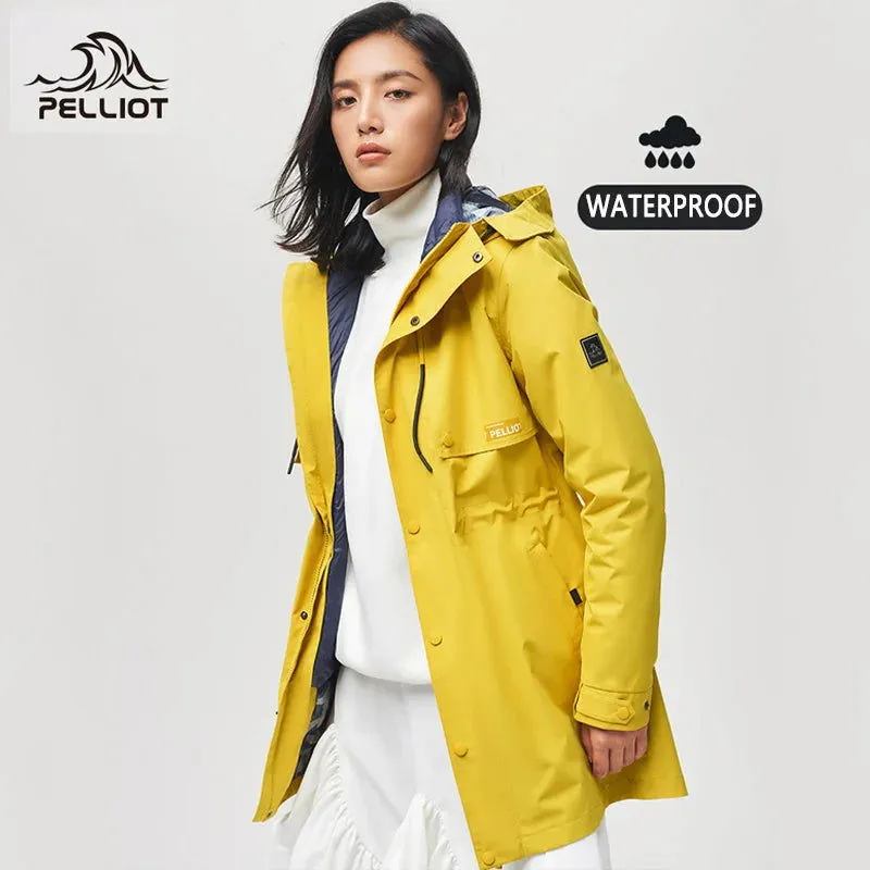 pelliot camping tourism female hiking jackets winter jackets windproof windbreakers waterproof warm women autumn coat