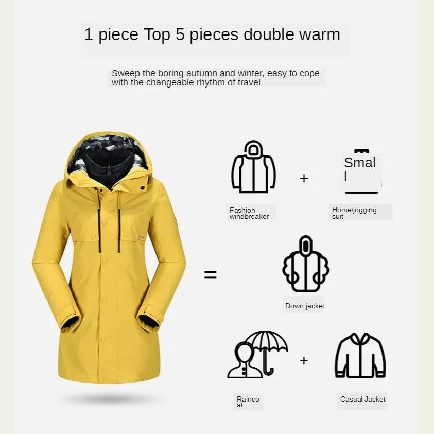 pelliot camping tourism female hiking jackets winter jackets windproof windbreakers waterproof warm women autumn coat