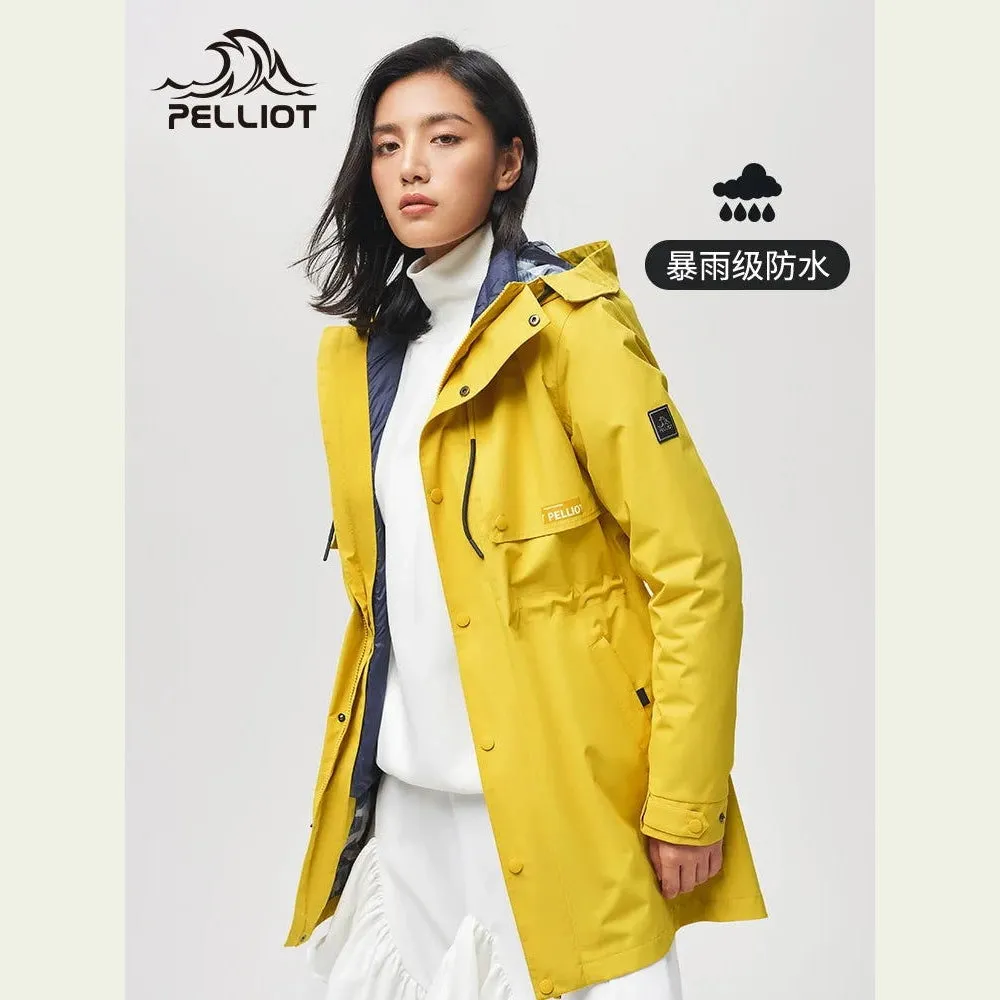 pelliot camping tourism female hiking jackets winter jackets windproof windbreakers waterproof warm women autumn coat