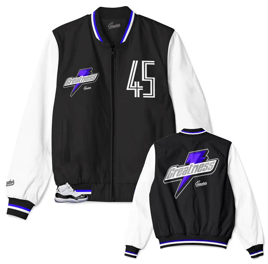 Retro 11 Concord Greatness Bomber Jacket