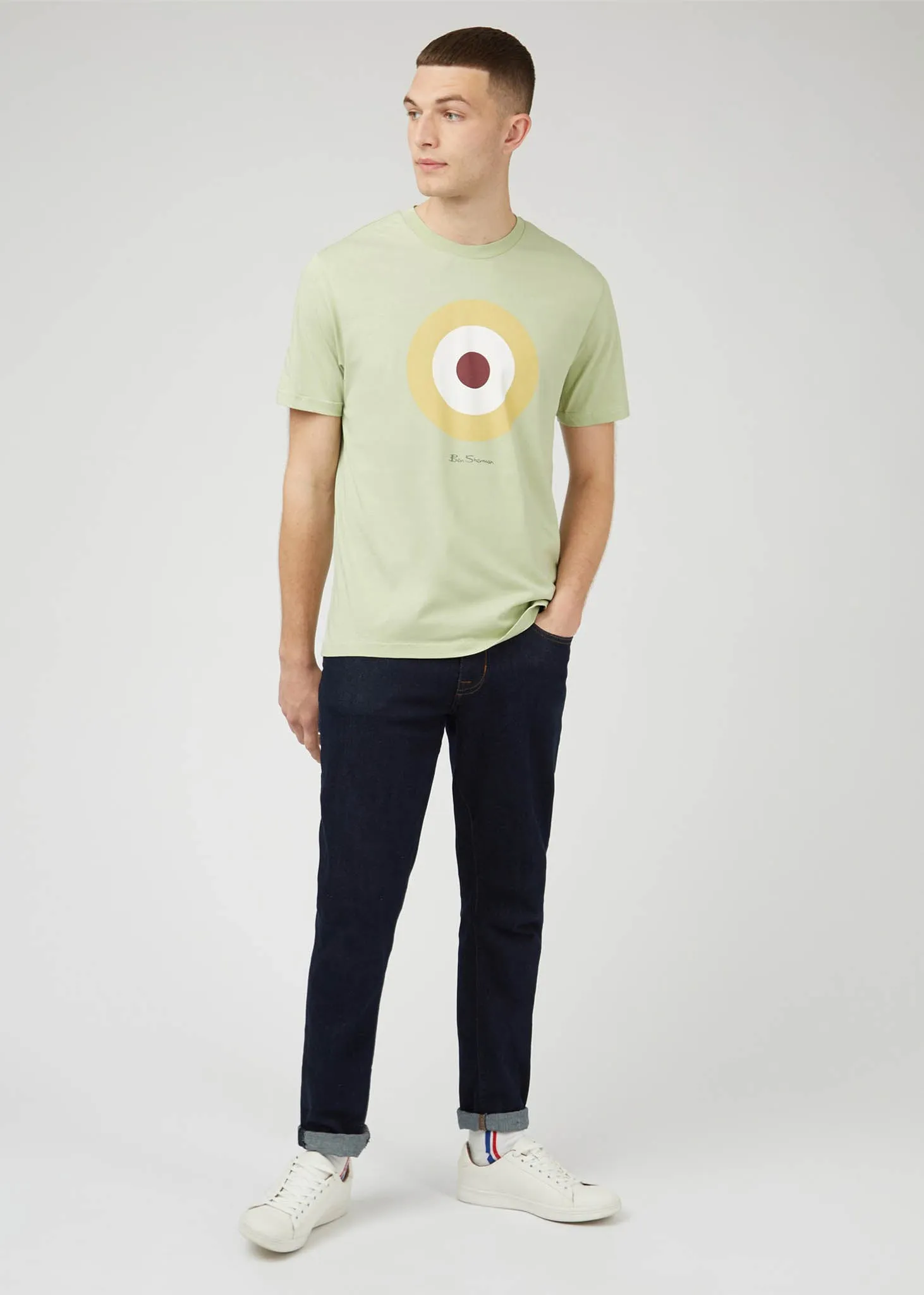 Signature target tee - pistachio